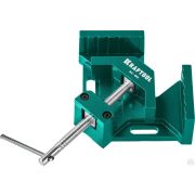 Струбцина Мощная алюминиевая угловая KRAFTOOL AC-80 две опорные поверхности по 88 мм, глубина зажима 70 мм