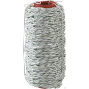 Фал плетёный капроновый СИБИН 16-прядный с капроновым сердечником, диаметр 6 мм, бухта 100 м, 650 кгс