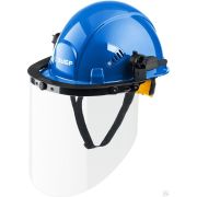 Защитный лицевой щиток ЗУБР ЗАСЛОН, экран 220х385 мм, поликарбон 2 мм, для крепления на каске, Профессионал