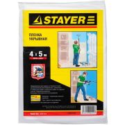 Пленка STAYER MASTER защитная укрывочная, HDPE, 12 мкм, 4 х 5 м