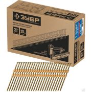 Реечные гвозди рифленые оцинкованные, 2500 шт ЗУБР РГР-21-Ц 75 мм