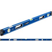 Мощный магнитный уровень ЗУБР 2000 мм с рукоятками и зеркальным глазком Эксперт-М