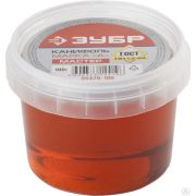 Канифоль ЗУБР для паяльных работ, пластиковая банка, 100г