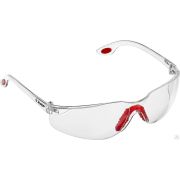 Защитные прозрачные очки ЗУБР СПЕКТР 3 широкая монолинза, открытого типа