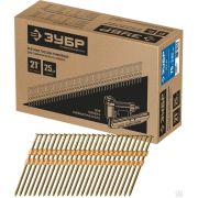 Реечные гвозди рифленые, 2500 шт ЗУБР РГР-21 75 мм