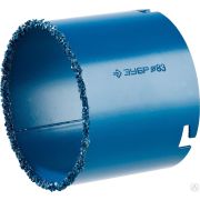 Кольцевая коронка ЗУБР Профессионал c карбид-вольфрамовым нанесением, 83 мм, высота 55 мм