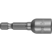 Бита STAYER PROFI с торцовой головкой, Нат-драйвер, магнитная, тип хвостовика - E 1/4, длина 48 мм, 10 мм, 1 шт