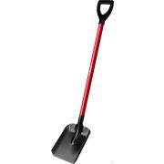 Совковая лопата ЗУБР МАСТЕР, ЛСП, со стальным черенком с рукояткой