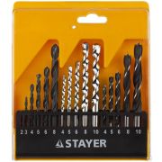 Дерево 4-5-6-8-10 мм, металл 2-3-4-6-8 мм, бетон 4-5-6-8-10 мм, сверла комбинированные STAYER
