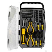 Набор STAYER MASTER отвертка реверсивная с эргономичной ручкой с насадками в пластмассовом боксе 41 предмет