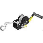 Лебедка ручная барабанная STAYER MASTER, тяговая, тросовая, 0,45т, 8 м