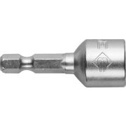 Бита ЗУБР Мастер с торцовой головкой, магнитные, Cr-V, тип хвостовика E 1/4, 13х45 мм, 2 шт