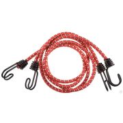 Шнур STAYER PROFESSIONAL резиновый крепежный, двойной стальной крюк, усилен резина, 100 см, d 8 мм, 2 шт