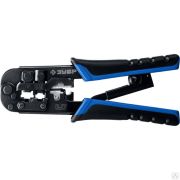 Кримпер универсальный RJ-7, RJ45, RJ11/RJ12, ЗУБР Профессионал