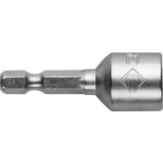 Бита ЗУБР Мастер с торцовой головкой, магнитные, Cr-V, тип хвостовика E 1/4, 10х45 мм, 2 шт