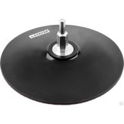 Тарелка опорная STAYER MASTER резиновая для дрели, на липучке, d=125 мм