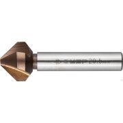 Зенкер конусный, d 20,5x63 мм, кобальтовое покрытие, для раззенковки М10, ЗУБР КОБАЛЬТ, Серия Профессионал