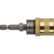 Адаптер ЗУБР ЭКСПЕРТ магнитный для бит, фиксатор, ограничитель глубины вворачивания шурупов, 60 мм