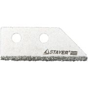 Лезвие STAYER PROFI сменное с карбидным напылением для скребка 33415, 2 шт