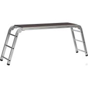 Рабочие подмости СИБИН, алюминиевые, 3х6х3 ступени, складные с фиксированной площадкой РП-36