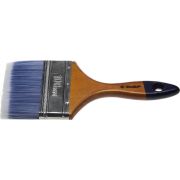 Кисть плоская ЗУБР АКВА-МАСТЕР, искусственная щетина, деревянная ручка, 100 мм Зубр