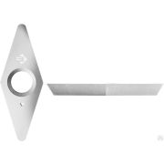 Резец ЗУБР ЭКСПЕРТсменный твердосплавный для набора 18371-H3 тип Ромб 27х10 мм, 2рабочие грани