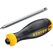 Отвертка 2-in-1 80 мм переставная PH2/SL6 STAYER Hercules