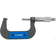 Микрометр ЗУБР ЭКСПЕРТ гладкий механический, МК 75, диапазон 50-75 мм, шаг измерения 0,01 мм