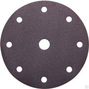 Круг шлифовальный URAGAN Универсальный водостойкий с покрытием стеарата цинка на липучке, 9 отв, P240, 150 мм, 50 шт