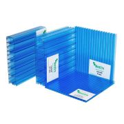 Сотовый поликарбонат Novattro 8мм синий 2100x6000мм