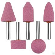 Набор ЗУБР Мастер Абразивные минишарошки-насадки для дрели оксид алюминия высокой твердости хвостовик d 6 мм 5 предметов