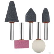 Набор ЗУБР Мастер Абразивные минишарошки-насадки для дрели, хвостовик d 6 мм, 5 предметов