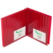 Сотовый поликарбонат Novattro 8мм гранат 2100x6000мм