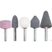 Набор STAYER MASTER Абразивные минишарошки-насадки для дрели, хвостовик d 6 мм, 5 предметов