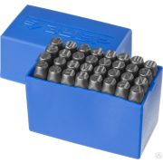 Клейма ЗУБР буквенные кириллица, шрифт 8 мм