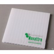 Сотовый поликарбонат Novattro 4мм белый 2100x6000мм