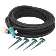 Шланг сочащийся в комплекте с клапаном, колышками и соединителем c автостопом RACO 1/2x15 м