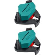 Пружинный угловой зажим KRAFTOOL CCS два диапазона зажима 10-22 / 22-40 мм, 2 шт