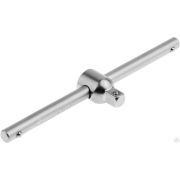 Вороток ЗУБР Мастер T-образный для торцовых головок 1/4, Cr-V, хроматированное покрытие, 115 мм