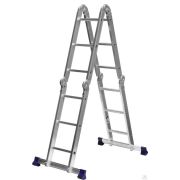 Четырехсекционная лестница-трансформер СИБИН, алюминиевая, 4x3 ступени, ЛТ-43