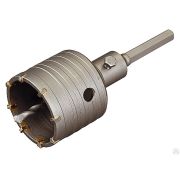 Бур Коронка ЗУБР буровая кольцевая, с шестигранным хвостовиком, 80 мм