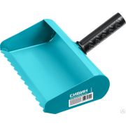 Строительная кельма-ковш СИБИН 250 мм, резиновая рукоятка, 270 мм, сталь 1,3 мм