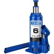 Домкрат бутылочный гидравлический, Профессионал ЗУБР 6т, 215-415 мм