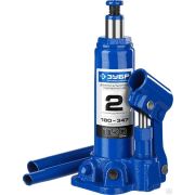 Домкрат бутылочный гидравлический, Профессионал ЗУБР 2т, 180-347 мм