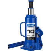 Домкрат бутылочный гидравлический, Профессионал ЗУБР 10т, 228-462 мм