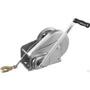 Лебедка ручная барабанная ЗУБР Профессионал, подъемная, тросовая, 13т, 8 м