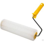 Валик игольчатый STAYER для наливных полов в сборе, пластмассовые иглы, бюгель 8 мм, 75х250 мм