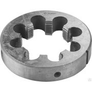 Плашка трубная, сталь 9ХС, круглая ручная ЗУБР G 3/4