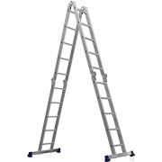 Четырехсекционная лестница-трансформер СИБИН, алюминиевая, 4x5 ступени, ЛТ-45