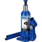 Домкрат бутылочный гидравлический, Профессионал ЗУБР 4т, 192-374 мм